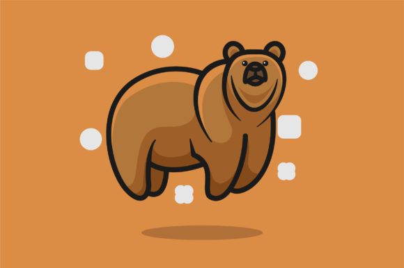3D Animal Illustration: A Cute Bear for Your Projects