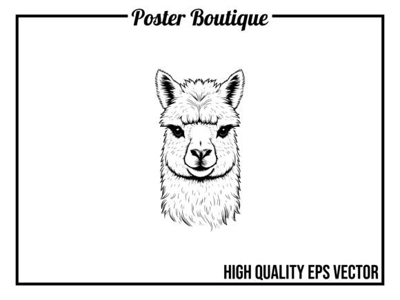 Alpaca Wild Animal Vector EPS: A Crafter's Best Friend
