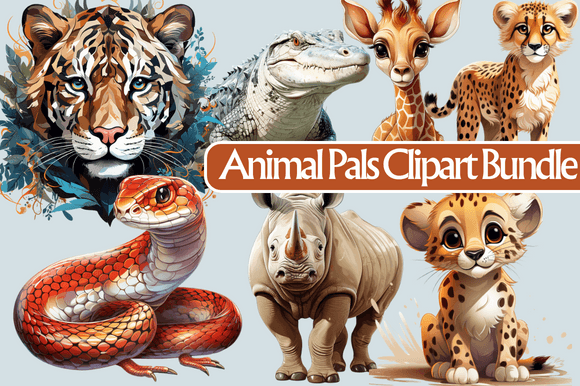 Animal Pals Clipart Bundle: A Designer's Guide