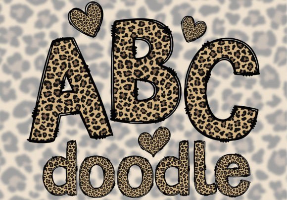 Animal Print Doodle Alphabet: Wildly Creative Typography