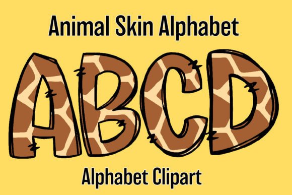 Cute Safari Animal Alphabet Doodle 2: A Playful Toolkit for Creative Projects
