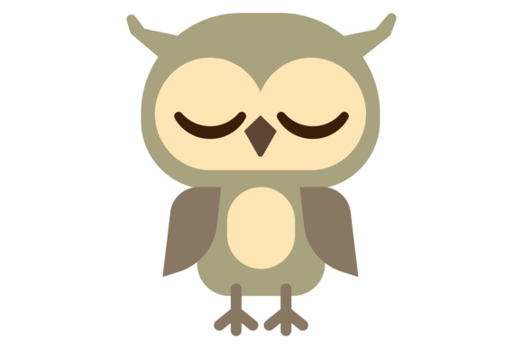 Designing with the Sleeping Owl Icon: A Cute Bird Character for Modern Projects