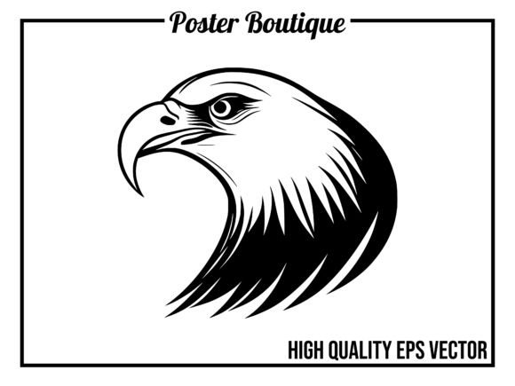 Eagle Wild Animal Icon Vector EPS: A Designer's Asset