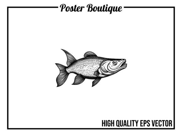 Exploring the Catfish Wild Animal Vector EPS