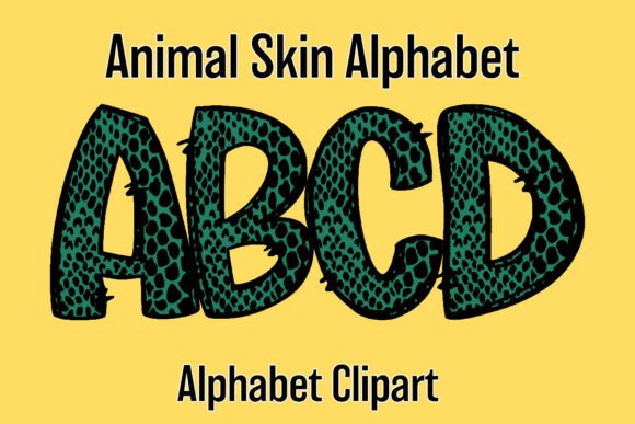 Safari Animal Alphabet Doodle Snake2: A Playful Design Asset