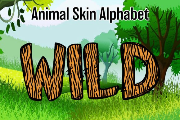 Safari Animal Alphabet Doodle Tiger: A Playful Design Asset