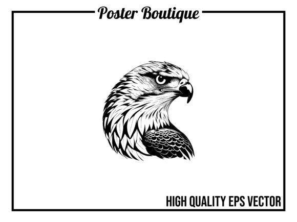 The Bold Spirit of the Wild: Hawk Vector EPS