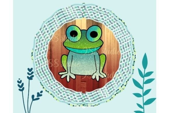 Unleashing Whimsy: The Frog Wind Spinner Funny Animal Print