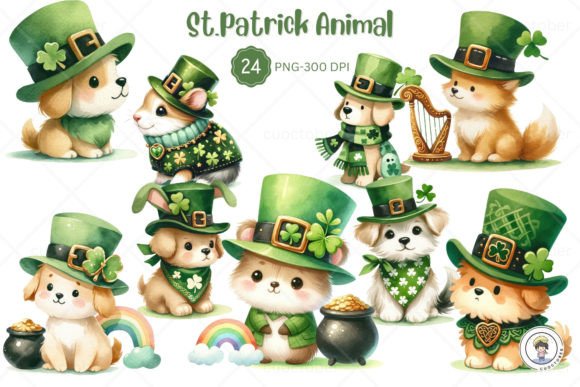 Watercolor St. Patrick's Day Animal Clipart: A Designer's Guide