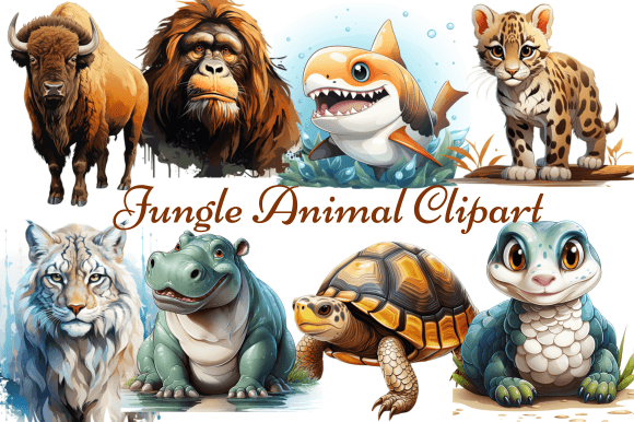 Wildly Versatile: Using Jungle Animal Clipart for Modern Design